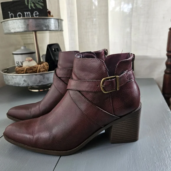 Frye & Co Pembrooke Boots in Redwood - Picture 2 of 6